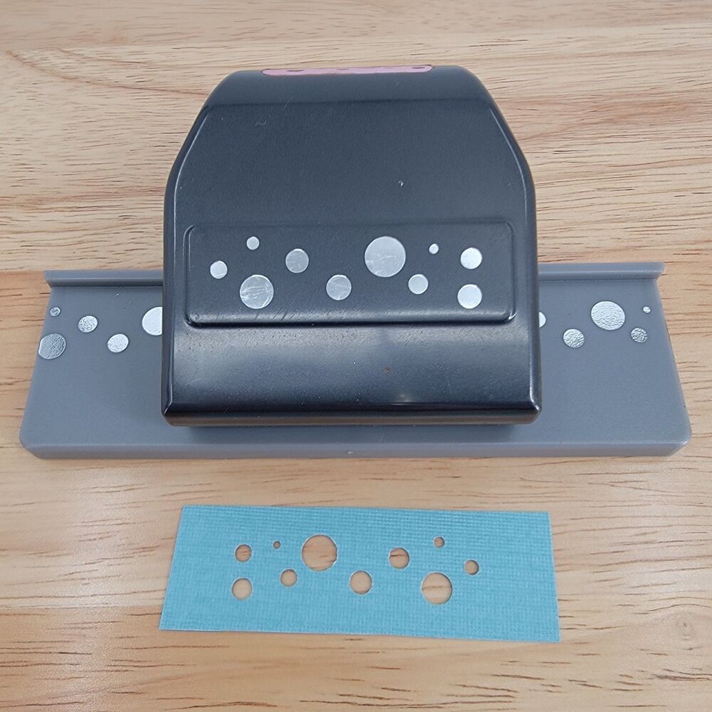 EK Success SWISS CHEESE Paper Card Scrapbooking Border Punch 2"X0.5" Cutout